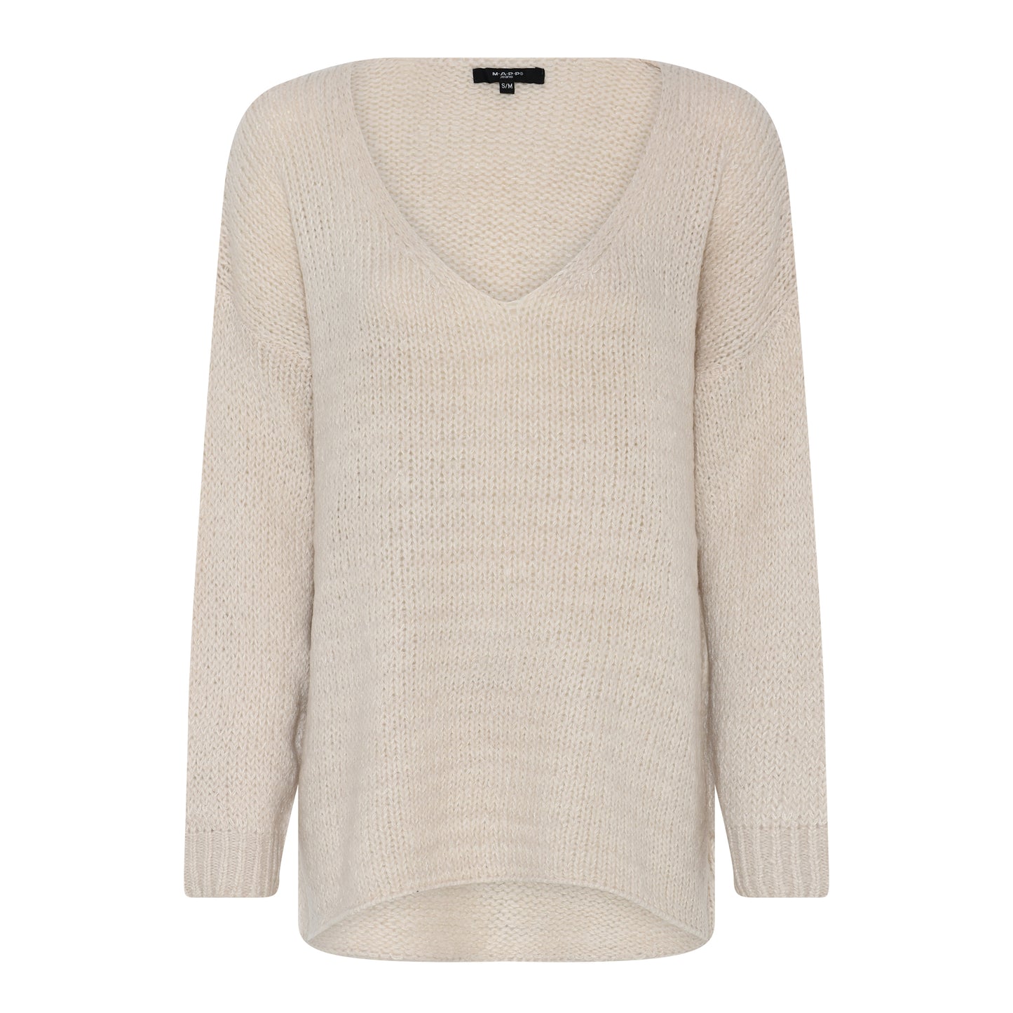 ANN V-NECK KNIT // SAND