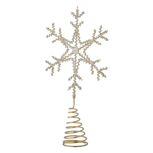 Cannes Tree Star Top, Silver, Metal